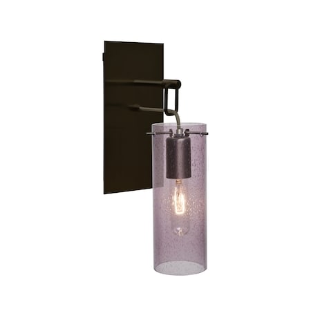 Besa Lighting Juni 10 Wall Pendant, Plum Bubble, Bronze, 1x60W Incandescent 1WP-JUNI10PL-BR
